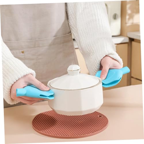 Multi-functional Silicone Pot Holder Adjustable Funnel Lit for Kitchen Use