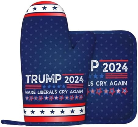 HILLBACK Oven Mitts and Pot Holders Set - Heat Resistant Kitchen Essentials