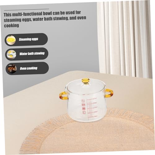Luxshiny Glass Pot Multi-Functionalessential with Stability