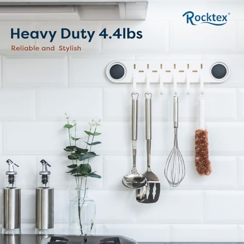 Rocktex No-Drill Wall Hooks - Heavy Duty Easy to Use