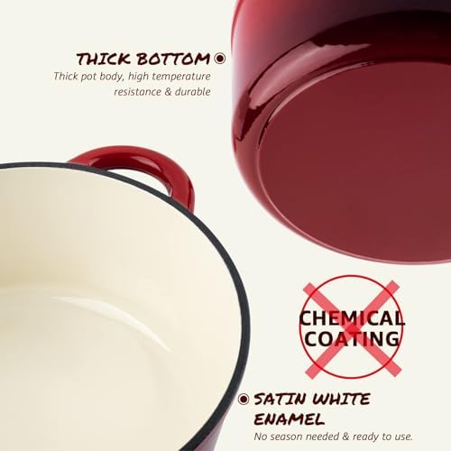 55QT Cast Iron Dutch Oven