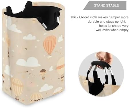 Kigai Collapsible Laundry Basket with Handles Durable Organization Tool for Home
