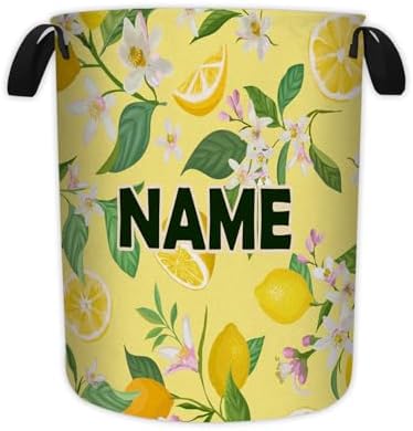 Custom Lemon Laundry Hamper