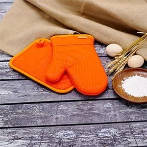 Coziselect 4-Piece Oven Mitts Pot Holders Heat-Resistant