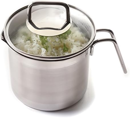 Norpro KRONA 12 Cup Multi Pot with Straining Lid Stainless Steel