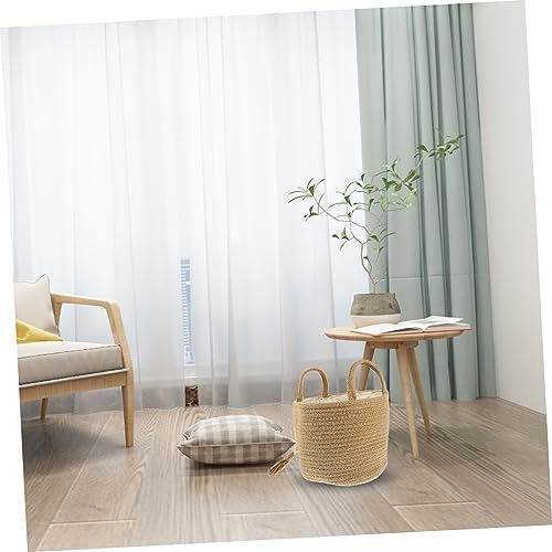 MAGICLULU Cotton Rope Laundry Basket with Dual Handles