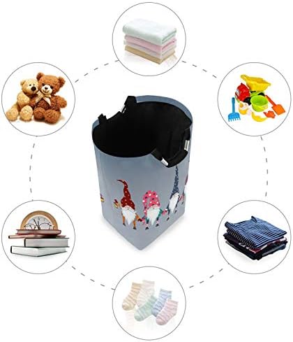 Foldable Christmas Gnomes Laundry Basket