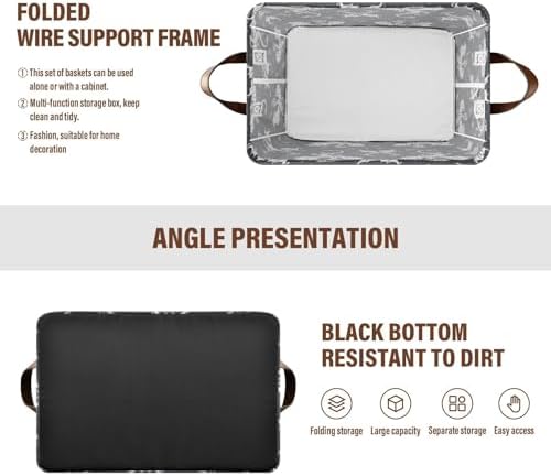 Heavy-Duty Water Repellent Storage Basket