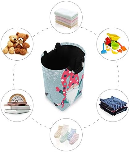 Christmas Gnome Foldable Laundry Basket - Eco-Friendly Storage Solution
