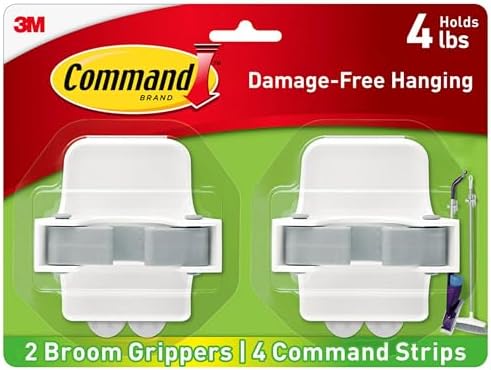 Command Broom Mop Organizer