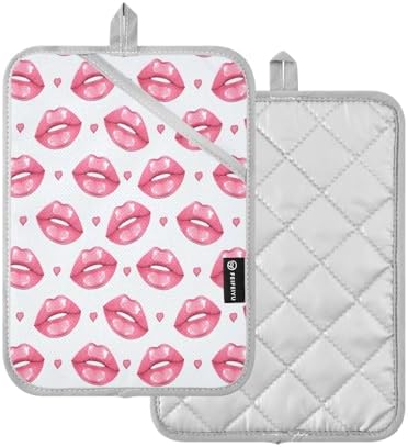 KCLDECI Heat Resistant Potholders Set of 2