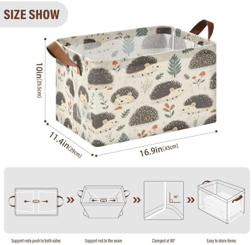 Stylish and Durable Hedgehog Storage Basket