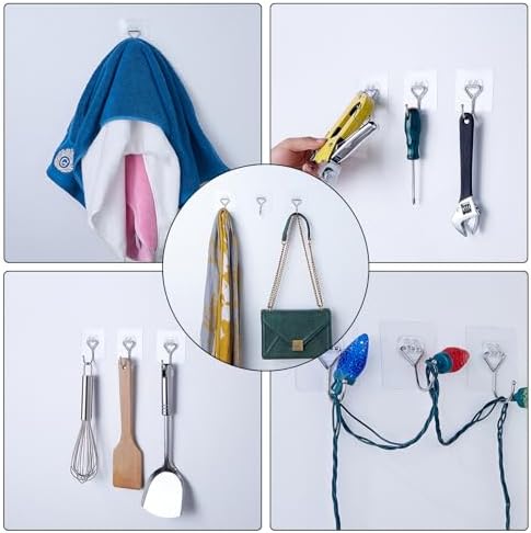 Meknow Large Adhesive Hooks