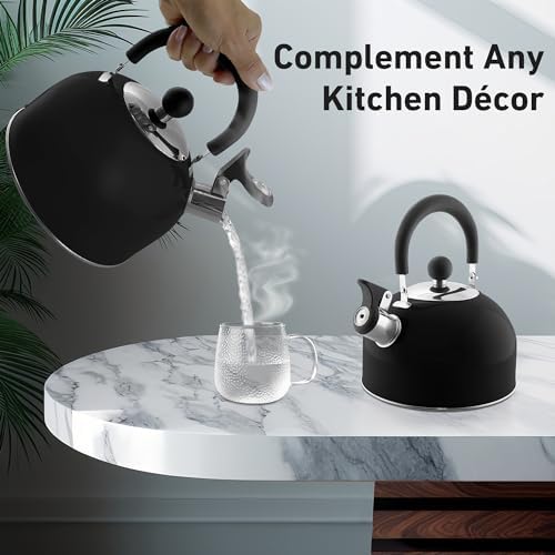 2-Quart Stainless Steel Whistling Tea Kettle