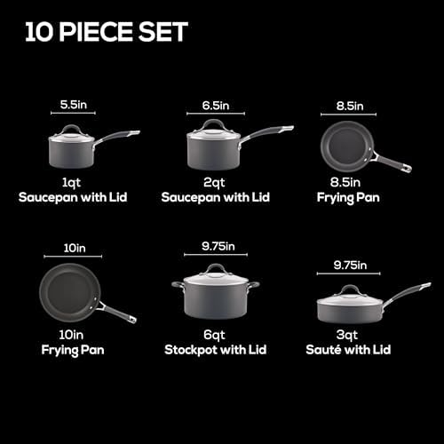 Circulon Radiance Cookware Set - Premium Nonstick Pots and Pans
