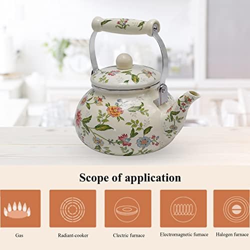 Colorful Retro Tea Kettle 25L Capacity