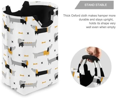 Kigai Collapsible Laundry Basket Durable Waterproof
