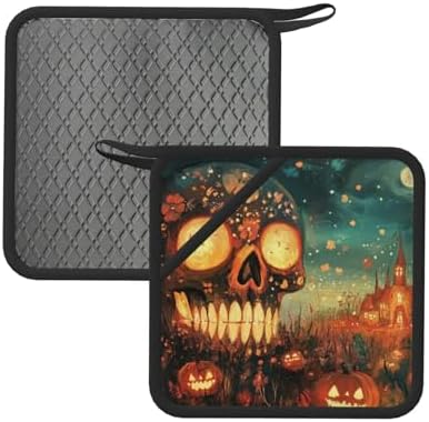 Spooky Siberia Heat-Resistant Potholders