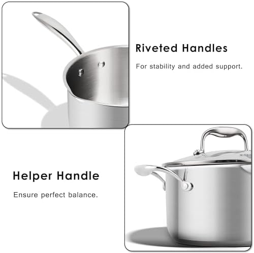 Rorence Stainless Steel Saucepan
