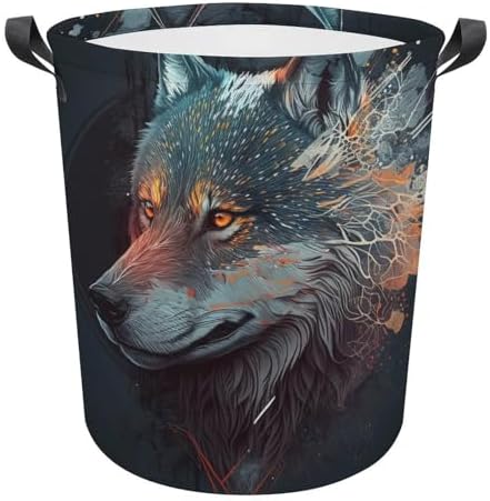 Durable Animal Collapsible Laundry Basket