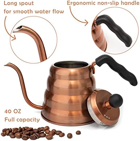 Mixpresso Gooseneck Coffee Kettle 12L 40 Oz