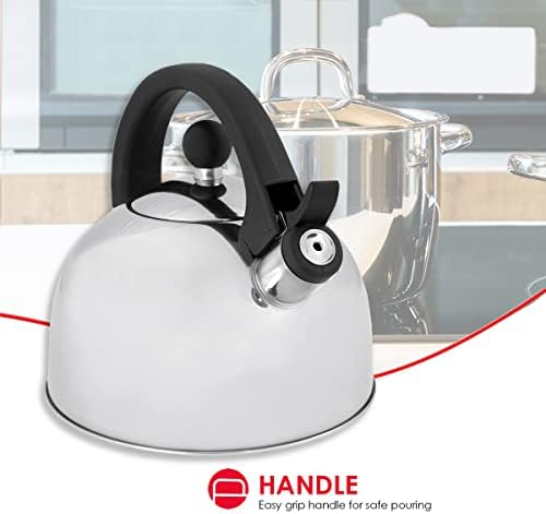Quick-Boil Silver Tea Kettle 85x75