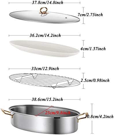 BINGWANGStainless Steel Fish Steamer