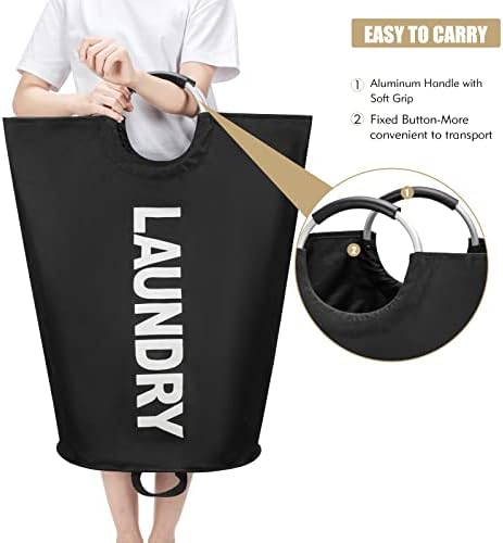 Maxsilan Durable 90L Large Laundry Basket