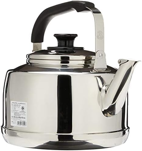 Zebra 75L Polished Mirror Whistling Stainless Steel Teakettle