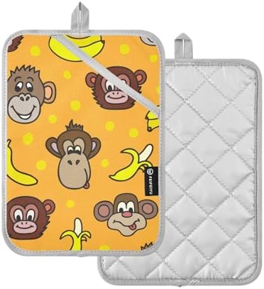 Cute Potholders for Cooking with Monkeys
