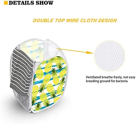 Perfect for Storage - Folding Laundry Hamper for Home and Travel