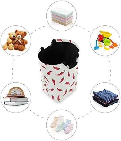 MOYYO Red chili Collapsible laundry basket