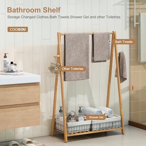 Space-Saving Small Clothes Hanging Rack for Kids and adults