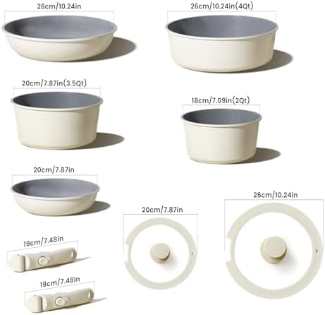 UMETRE Nonstick Cookware Set