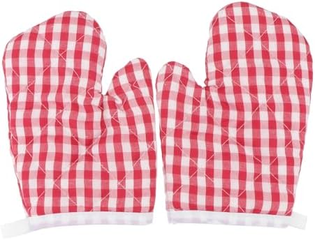 2-Piece Christmas Oven mitts for Kids BBQ equipments