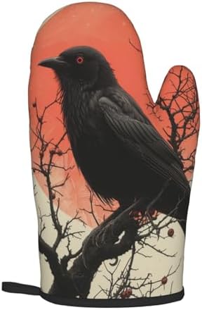 Vivid Halloween Oven Mitts Set