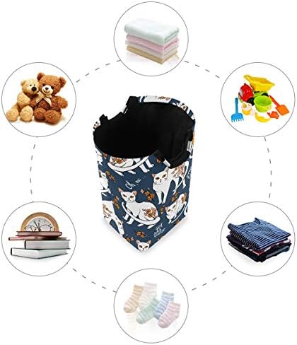 Eco-Friendly Cats Laundry Basket w Handles