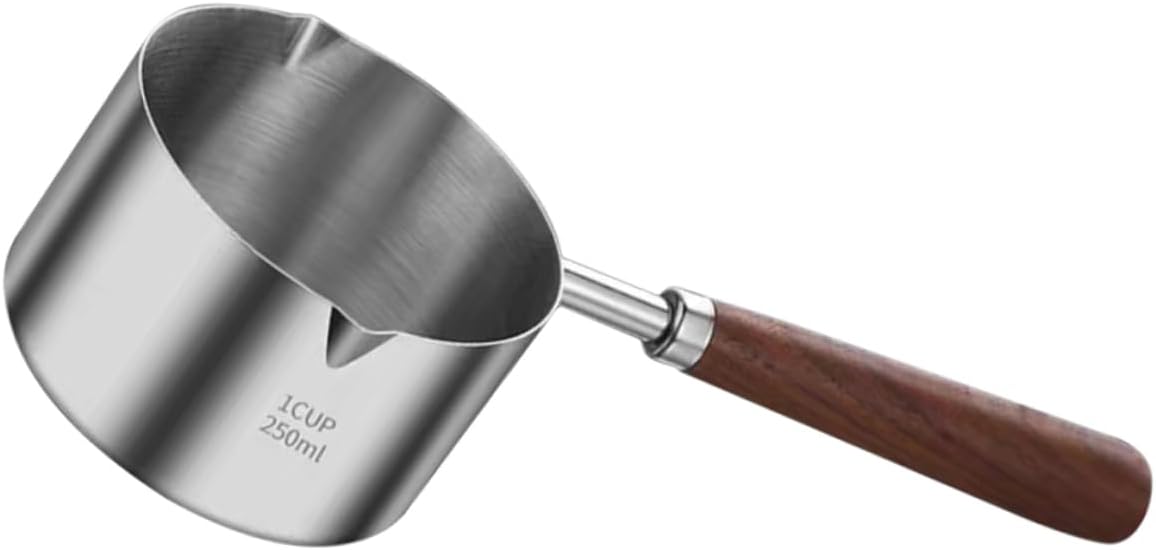 VINTORKY Stainless Steel Saucepan with Handle Ergonomic Design for Kitchen Use
