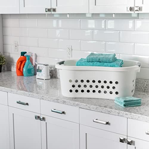 IRIS USA 50L Plastic Hip Hold Laundry Basket 3-Pack