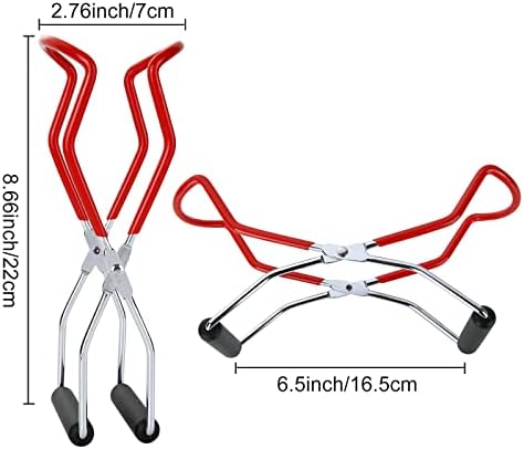 12 Stainless Steel Canning Rack with Tongs