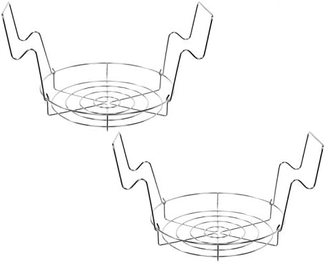 Sturdy 2-Pack Stainless Steel Canning Rack for 12 Pots Jars