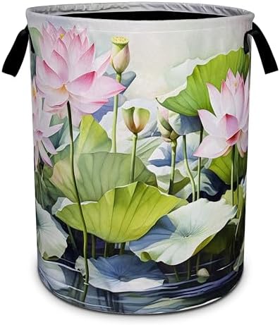 Elegant Foldable Laundry Basket for Home Office and Travel
