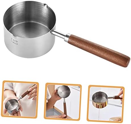 VINTORKY Stainless Steel Saucepan with Handle Ergonomic Design for Kitchen Use