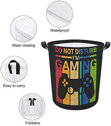 Retro Gaming Escape - Compact Fun Storage Bin for Kids and Gamers