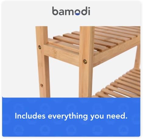 Bamodi Bamboo Bathroom 3 Tier Shelf