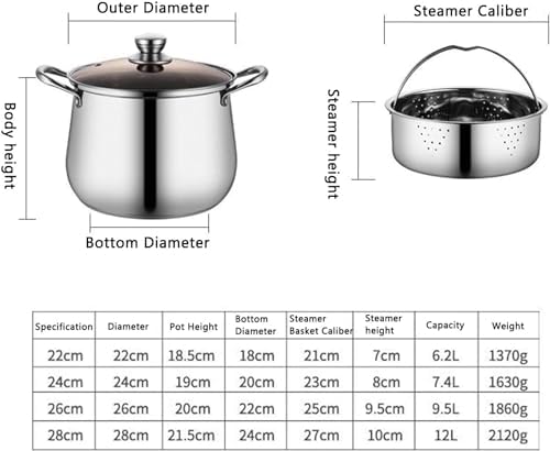 Stainless Steel Seafood Steamer Pot
