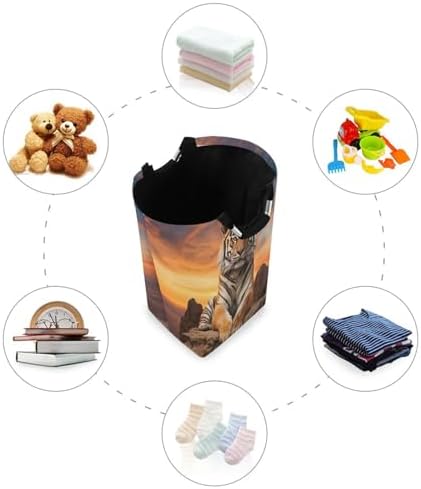 Kigai Collapsible Laundry Basket for Kids Waterproof Durable