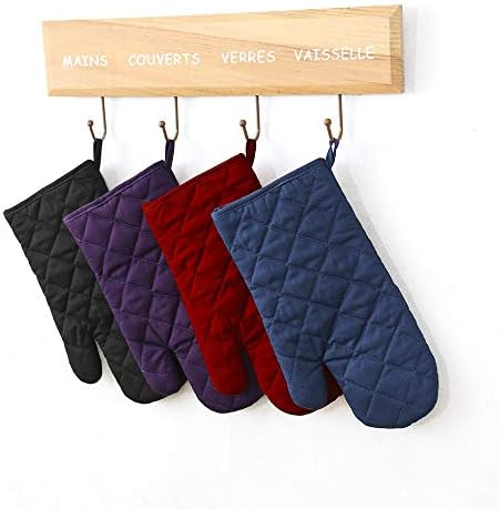 Proven Heat Resistance Secure Grip Oven Mitts for Kitchen Use