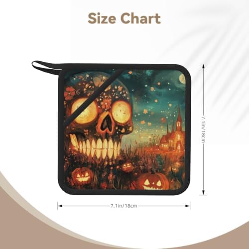 Spooky Siberia Heat-Resistant Potholders