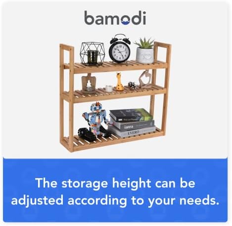 Bamodi Bamboo Bathroom 3 Tier Shelf